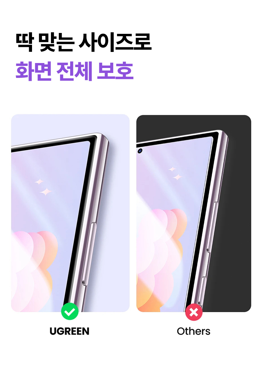 유그린 HD액정보호필름 갤럭시 S24(2팩) 상세 이미지 9