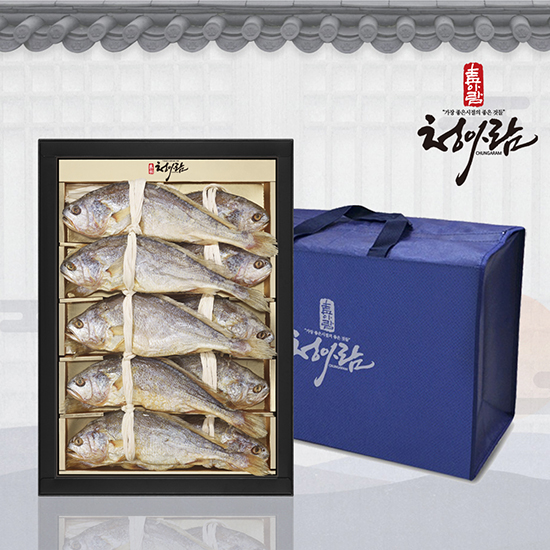 [청아람]대한민국 침장명인 반건조 새싹보리굴비 선물세트 10미/2.6kg/27~30cm