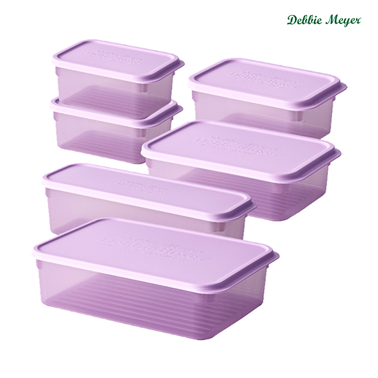 [데비마이어] 데비박스 라벤더퍼플 프리미엄 세트(245ml 2개, 570ml 1개, 1300ml 1개, 1600ml 1개, 3750ml 1개)
