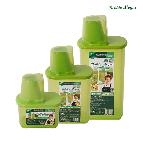 [데비마이어] 잡곡통(드라이&프레쉬)세트 1호(잡곡통 1,5리터 1개,  1리터1개, 500ml 1개)