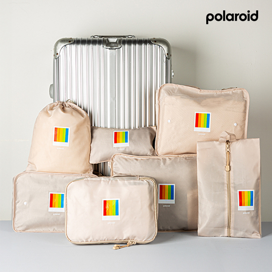 [폴라로이드] 여행 파우치 아이보리