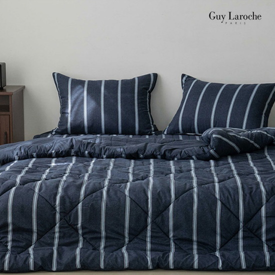 [기라로쉬] 스트라이프 세미마이크로 침구 이불 Q 풀세트 (택1)