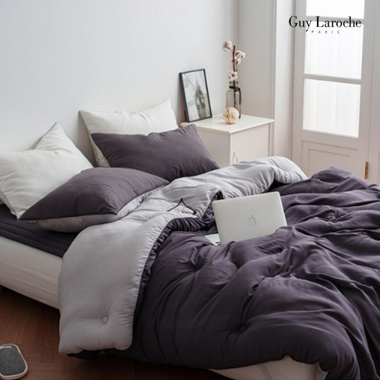 [기라로쉬] 양면단색 모달 이불 Q (택1)