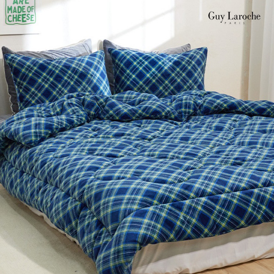 [기라로쉬] 체크 밍크극세사 침구 Q (택1)