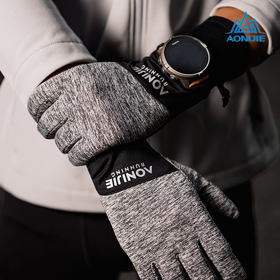 [오니지] 러닝장갑 초겨울 스마트폰터치 기모 워치홀 클레버 G01