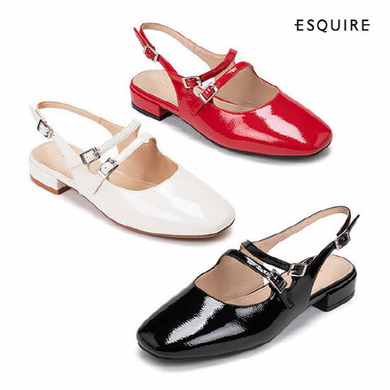 [에스콰이아] 여성 아벨 메리제인 슬링백 ESHP695_697 (택1)