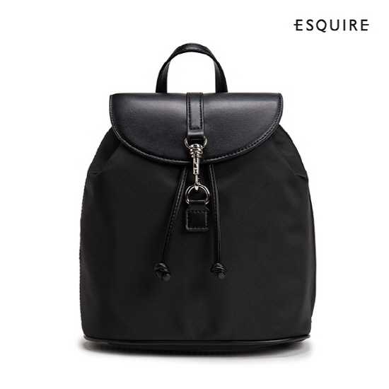 [에스콰이아] 여성 아벨로 나일론 백팩 EIESHB796BK