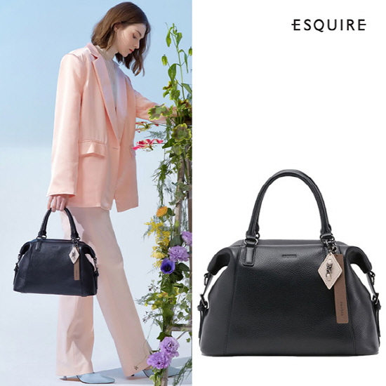 [에스콰이아] 여성 루나 소프트 토트백  EHBFHB008BK