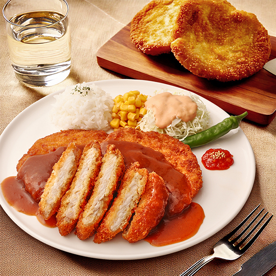 [원조 23번지 남산돈까스] 등심 돈까스 6팩 총18개(돈까스120g 18개+소스 30g 18팩)