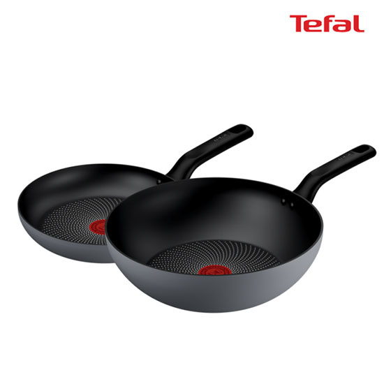 [테팔] 아르테세 인덕션 프라이팬 2종 세트(FP22cm+WOK28cm)