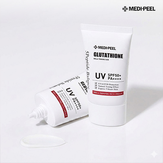 [메디필] 백탁없는 글루타치온 멜라토닝 선크림 SPF50+ PA++++ 50ml